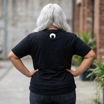 JUS Afro Silhouette White T-Shirt