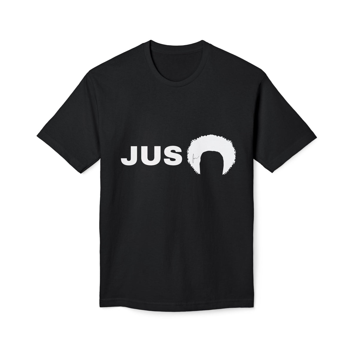 JusFro Signature Afro Black T-Shirt