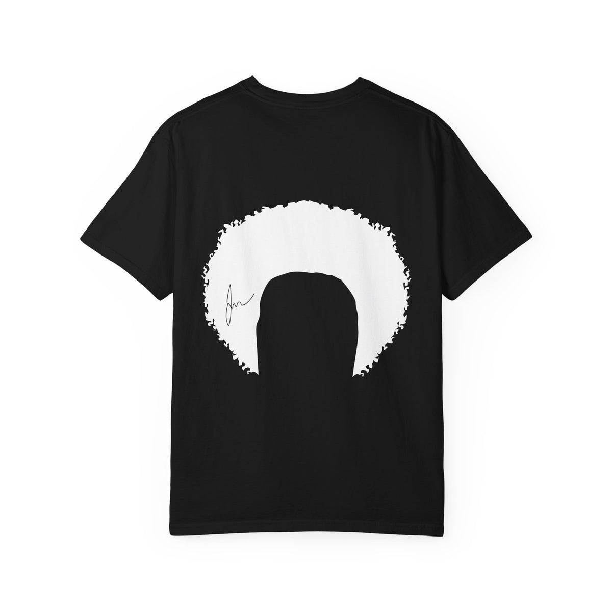 T-Shirt — 'JusFro' Afro Black Silhouette Graphic Tee
